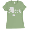 b!tch Ladies Fitted T-Shirt