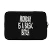 monday is a basic bitch Laptop sleeve