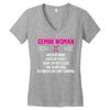 Gemini Woman Women's V-Neck T-Shirt