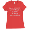 funny engineer geek quote Ladies Fitted T-Shirt