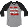 big lips natural hair 3/4 Sleeve Shirt