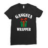 gangsta wrapper Ladies Fitted T-Shirt