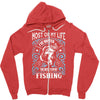 wasted my life Zipper Hoodie