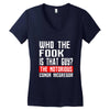 who the fook is that guy conor mcgregor Women's V-Neck T-Shirt