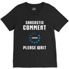 sarcastic comment loading V-Neck Tee