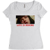 Life Is Boring Women's Triblend Scoop T-shirt