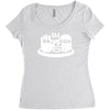 dj scratch men's Women's Triblend Scoop T-shirt