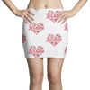 Jet'aime Flower Heart Mini Skirts