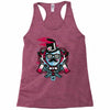 mr topstache vs jthree Racerback Tank