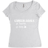 teacher career goals Women's Triblend Scoop T-shirt