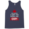 frisk cop leo police wife Tank Top