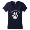 paw pun for pet lovers Women's V-Neck T-Shirt