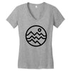mountain bold (for light) Women's V-Neck T-Shirt