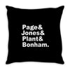 page jones plant bonham Throw Pillow