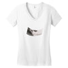 Girl Women's V-Neck T-Shirt