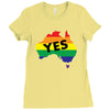Vote Yes Australia Ladies Fitted T-Shirt