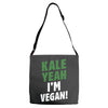 Kale Yeah I'm Vegan! Adjustable Strap Totes