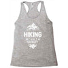 hiking is my therapy! Racerback Tank