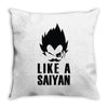 like a saiyan Throw Pillow
