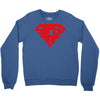 super mom 1 png Crewneck Sweatshirt