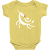 flying rudolph Baby Bodysuit