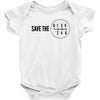 save the manual transmissions black (stick shift) Baby Bodysuit