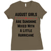 August Girls Ladies Fitted T-Shirt