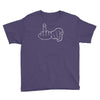 funny rude fingers ideal birthday gift or present Youth Tee