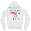 most wonderful time for a beer Zipper Hoodie