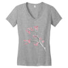 ptiny pterosaurs Women's V-Neck T-Shirt