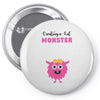 Creating a Lil Monster Baby Girl Pin-back button