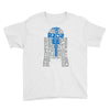 r2d2 typography Youth Tee