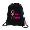 Women's March We are Strong Drawstring Bags