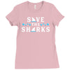 Save The Sharks Ladies Fitted T-Shirt