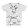 Yoga with Goat All Over Men's T-shirt