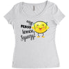 Easy Peasy Lemon Sgueezy Women's Triblend Scoop T-shirt