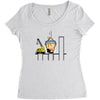 sumo pile driver Women's Triblend Scoop T-shirt