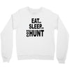 eat sleep hog hunt Crewneck Sweatshirt