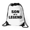 Dad The Man The Myth The Legend - Son Of A Legend Family Matching Drawstring Bags