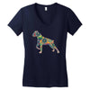 zentangle Women's V-Neck T-Shirt