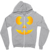 funny halloween jack o lantern kids Zipper Hoodie