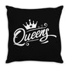 Queens Throw Pillow