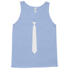skinny white tie Tank Top