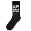 may contain alcohol (2) Socks