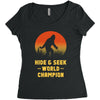 Hide and Seek World Champion Women's Triblend Scoop T-shirt