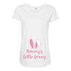Mommy's Little Bunny Easter Themed Maternity Scoop Neck T-shirt