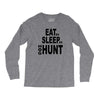 eat sleep hog hunt Long Sleeve Shirts