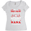 There's This Boy Who Stole My Heart He Calls Me Nana Women's Triblend Scoop T-shirt