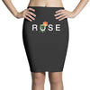 Rose Pencil Skirts