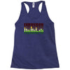 sound activated flashing light Racerback Tank